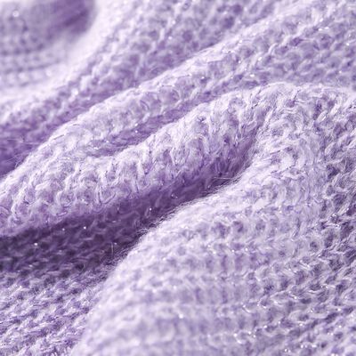 Vestă pulover pentru copii tricotată, liliac deschis, 92