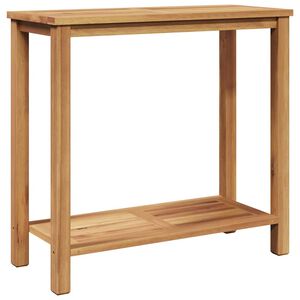 vidaXL Masă de consolă Maro 80 x 35 x 75 cm Lemn solid de tec