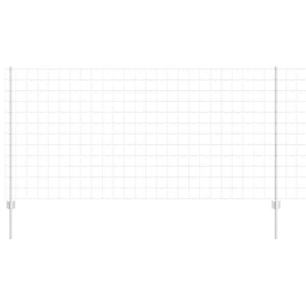 vidaXL Gard cu St&acirc;lp Argintiu 1,2 x 10 m Oțel