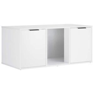 vidaXL Mobilier pentru pisici Alb 100 x 49 x 45 cm Lemn prelucrat