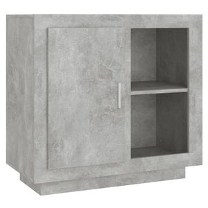 vidaXL Dulap, gri beton, 80x40x75 cm