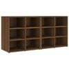 vidaXL Pantofare, 2 buc., stejar maro, 52,5x30x50 cm