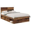 vidaXL Cadru de pat Lemn vechi 120 x 190 cm Lemn prelucrat