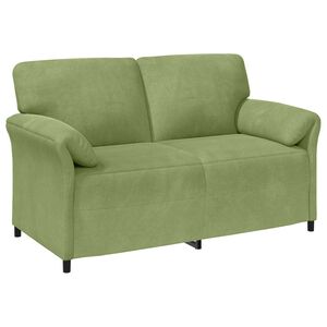 vidaXL Canapea cu 2 locuri Verde deschis 158 x 83 x 95 cm Catifea