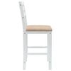 vidaXL Scaune de dining 2 pcs Alb 40 x 47,5 x 99,5 cm
