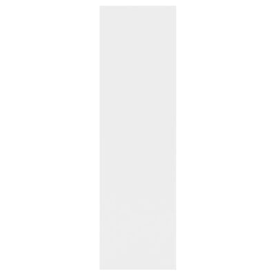 vidaXL Raft de perete, alb, 75x16x55 cm, PAL