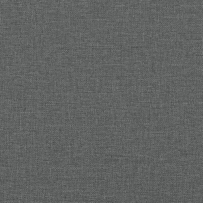 vidaXL Bancă, gri închis, 110x76x80 cm, textil