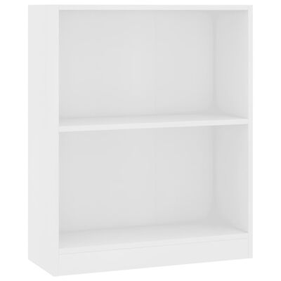 vidaXL Bibliotecă, alb, 60x24x76 cm, lemn compozit