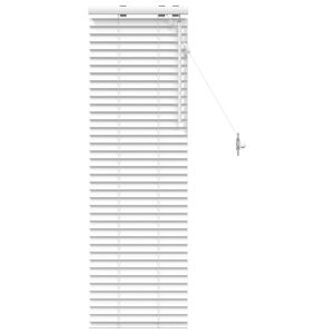 vidaXL Jaluzea venetiană Alb 45 x 130 cm 35 mm Lemn solid de Paulownia