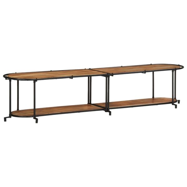 vidaXL Dulap TV, 200x42x40 cm, lemn masiv de acacia