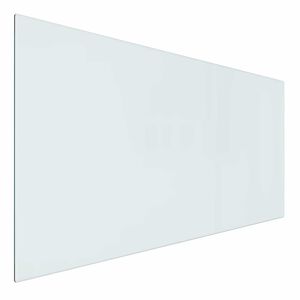 vidaXL Placă de sticlă pentru semineu Transparent 100 x 50 cm Sticlă