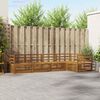 vidaXL Set de canapele de exterior 5 pcs natural Lemn Solid de Acacia