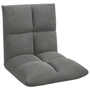 vidaXL Scaun de podea Gri &icirc;nchis 50 x 61 x 57 cm Catifea