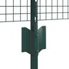 vidaXL Gard cu St&acirc;lp Verde 0,6 x 10 m Oțel și PVC