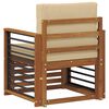 vidaXL Set de canapele de exterior Lemn de acacia solid și poliester