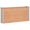 vidaXL Strat &icirc;nălțat de grădină Maro 150 x 30 x 72 cm alu.