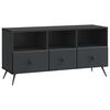 vidaXL Cabinet TV cu sertar Negru 102 x 34,5 x 50 cm Lemn prelucrat