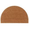 vidaXL Covoraș de ușă natural semirotund, 50x80 cm, fibre de cocos
