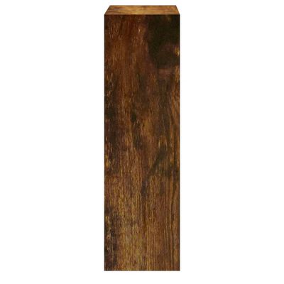 vidaXL Pantofar, stejar fumuriu, 63x24x81 cm, lemn compozit