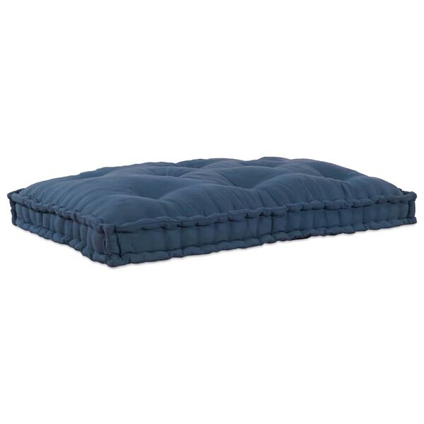 vidaXL Perna pentru canapea pe palet Indigo 120 x 80 x 12 cm țesătură