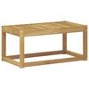 vidaXL Bancă de exterior Alb 79 x 43 x 37 cm Lemn Solid de Acacia