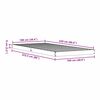 vidaXL Cadru de pat de podea Alb 213.5 x 104 x 9 cm Lemn de pin masiv