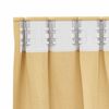 vidaXL Perdele Opaque cu Inel 2 pcs Bej 245 x 140 cm Poliester