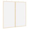 vidaXL Tablă de Anunțuri Manual Alb 80 x 80 x 1.4 cm Lemn masiv de pin