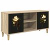 vidaXL Cabinet TV BREMEN 102 x 33 x 50 cm Sonoma Lemn prelucrat