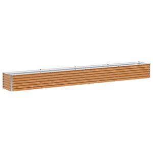 vidaXL Strat &icirc;nălțat de grădină Maro deschis 390 x 50 x 36 cm