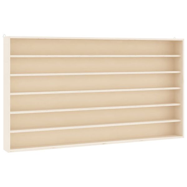 vidaXL Vitrina de colecție din lemn cu 6 rafturi 100x9x55 cm