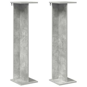 vidaXL Suport pentru plante Gri Beton 25 x 25,5 x 100,5 cm