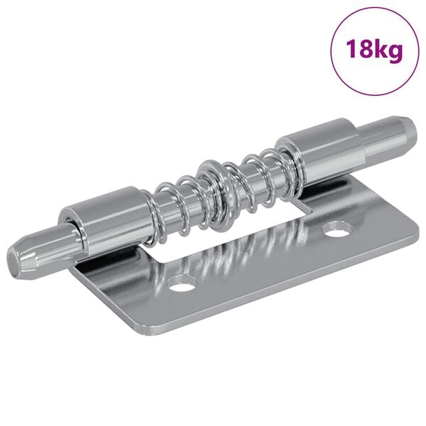 vidaXL Zăvor 1800 pcs Argintiu 46 x 17 x 1,2 mm Oțel