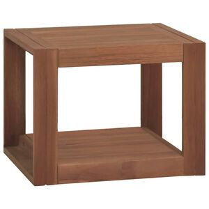 vidaXL Dulap de baie suspendat, 45x45x30 cm, lemn masiv de tec