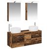 vidaXL Set de mobilier pentru baie 5 buc. Lemn vechi