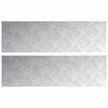 vidaXL Trepte 2 buc. 100 x 30 cm Argintiu Aluminiu Dreptunghiular
