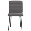 vidaXL Scaune de sufragerie, 6 buc., gri, piele ecologică