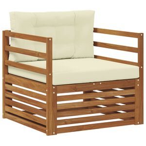vidaXL Set de canapele de exterior Lemn de acacia solid și poliester