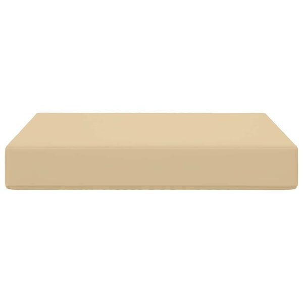 vidaXL Perna pentru canapea de exterior Bej 60 x 60 x 8 cm Poliester