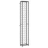 vidaXL Suport sticle vin 57 de sticle, negru 34x18x200 cm fier forjat