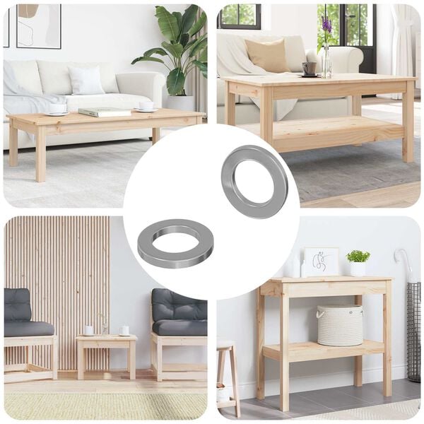 vidaXL &Icirc;mbinări 2 pcs Argintiu 10 x 10 x 1,2 mm Oțel