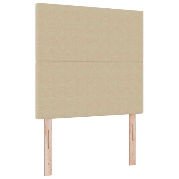 vidaXL Tăblie LED cu lumini cu bandă LED Gri Verde 100 cm Poliester