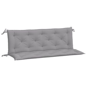 vidaXL Perne bancă de grădină 2 buc., gri, 150x50x7cm, țesătură oxford