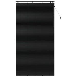 vidaXL Jaluzea venetiană Negru 125 x 250 cm 35 mm