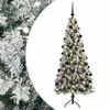 vidaXL Brad de Crăciun artificial cu glob 180 cm 300 LED-uri Alb cald