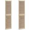 vidaXL Ușă de Dulap cu ușă 2 buc. natural 201 x 2,1 x 49,5 cm