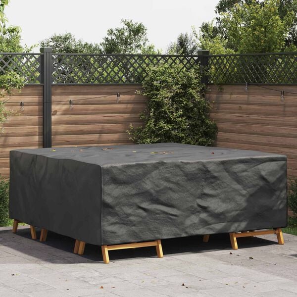 vidaXL Husă pentru mobilă Simplu Negru 210 x 200 x 70 cm 600D