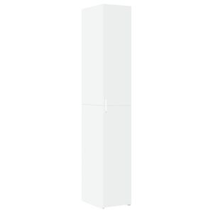 vidaXL Dulap &icirc;nalt, alb, 30x42,5x185 cm, lemn prelucrat