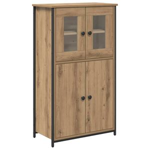 vidaXL Bufet Stejar Artizanal 62 x 32 x 106,5 cm Lemn compozit