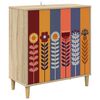 vidaXL Bufet ESSEN Sonoma 69 x 33 x 75 cm Lemn prelucrat